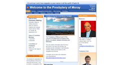 Desktop Screenshot of moraypresbytery.org.uk
